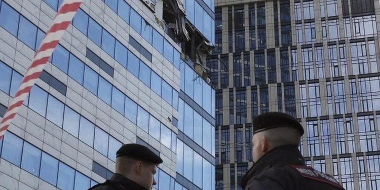 Атака дронів на Росію