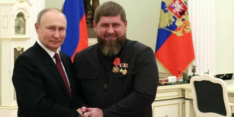 Володимир Путін та Рамзан Кадиров