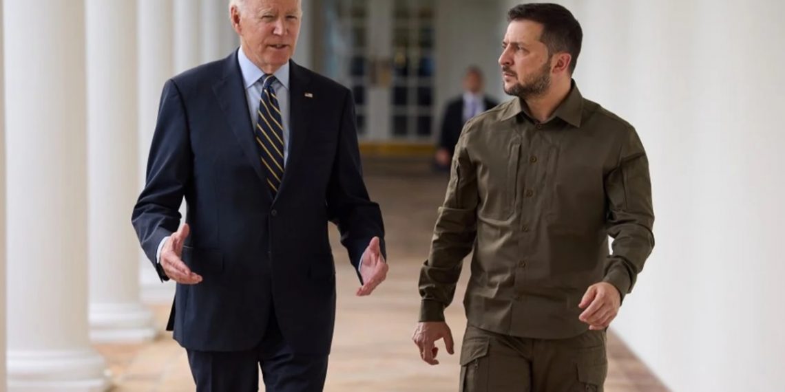 Джо Байден і Володимир Зеленський