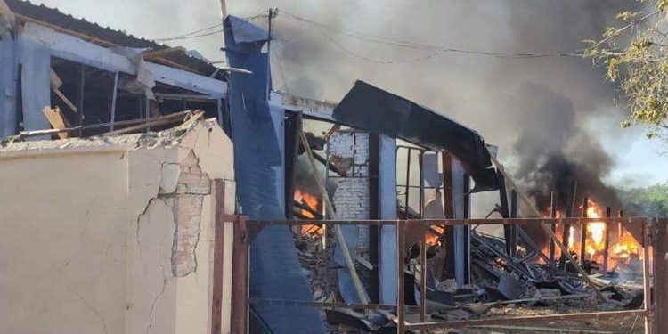 Руйнування у Кривому Розі.