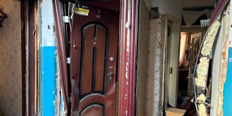 Руйнування в Херсоні.