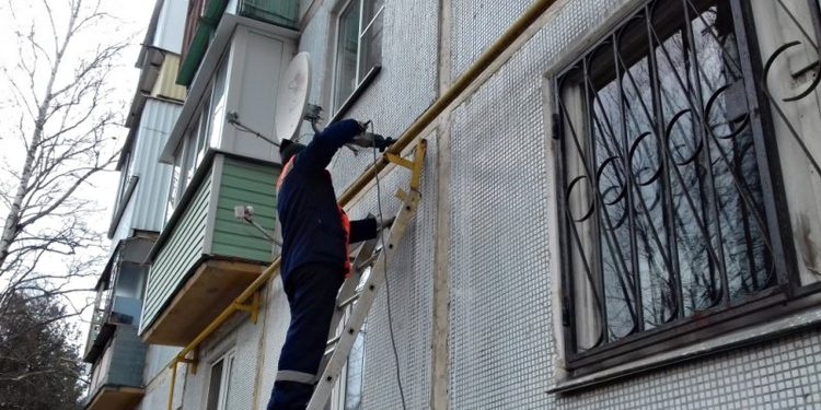 Газова труба.