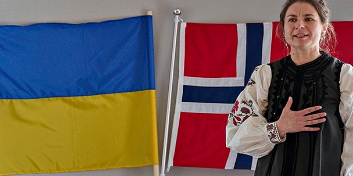 Зустріч біженців у Норвегії.