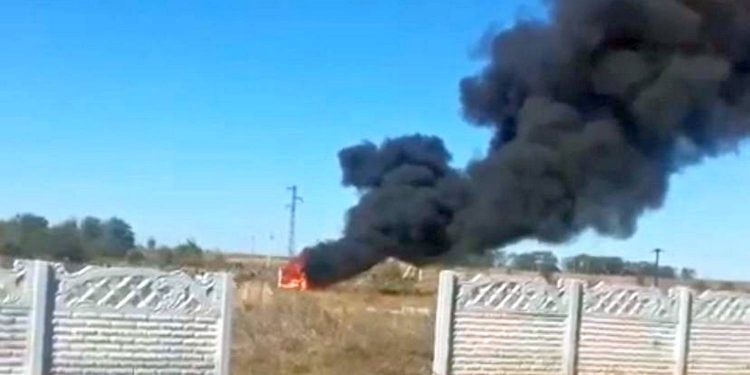 Атака дрона.