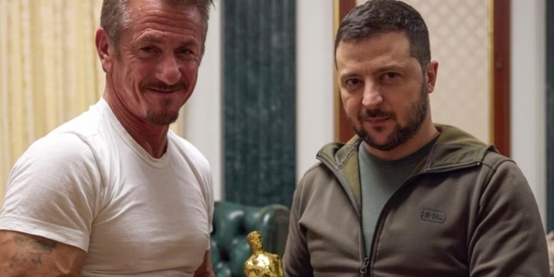 Шон Пенн та Володимир Зеленський