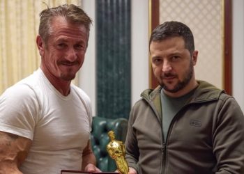Шон Пенн та Володимир Зеленський