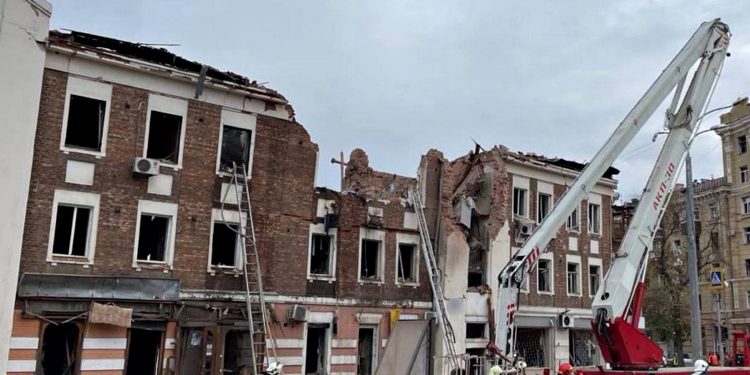 Удар по Харькову.