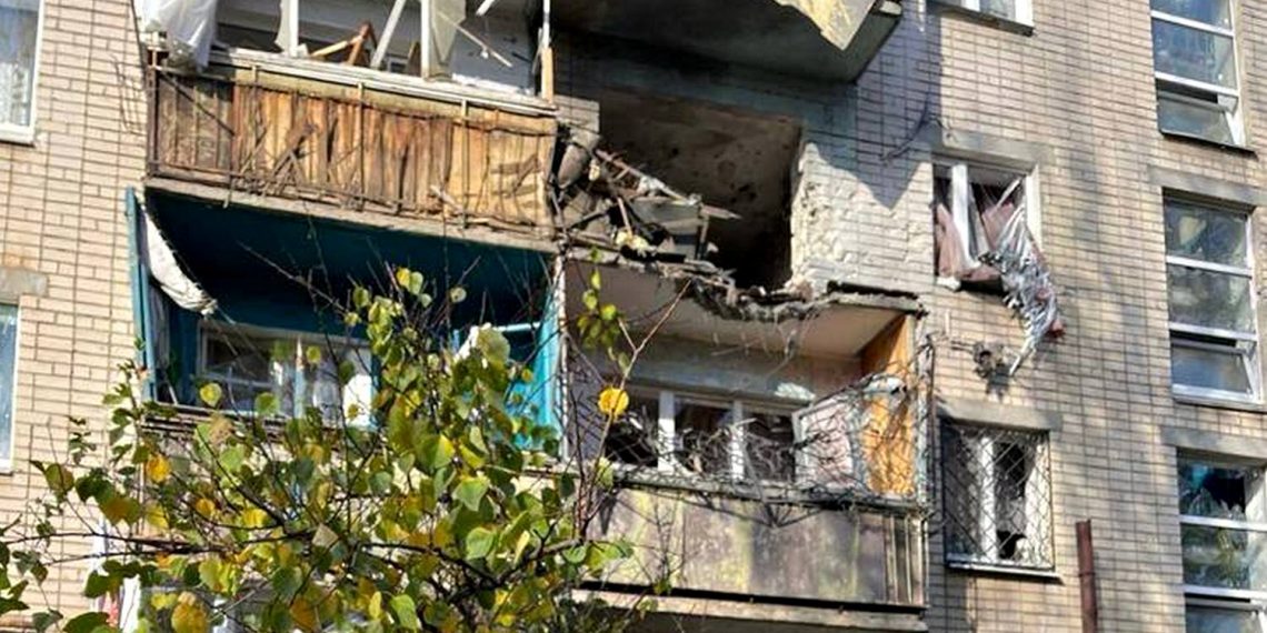 Руйнування в Херсоні.