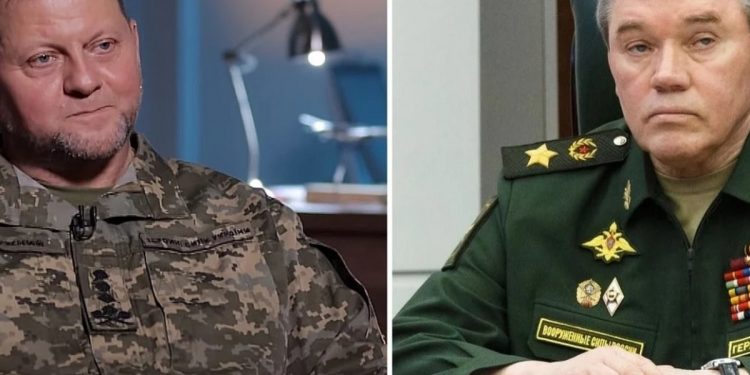 Валерій Залужний і Валерій Герасимов