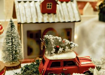 Під ялинкою.