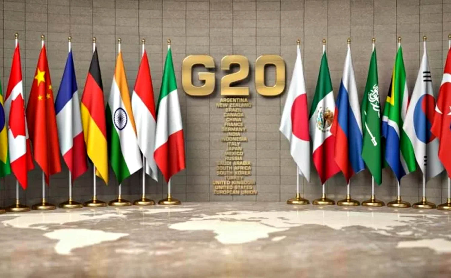 Прапори "Великої двадцятки".