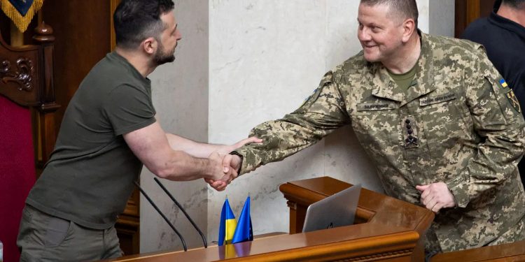 Володимир Зеленський і Валерій Залужний.