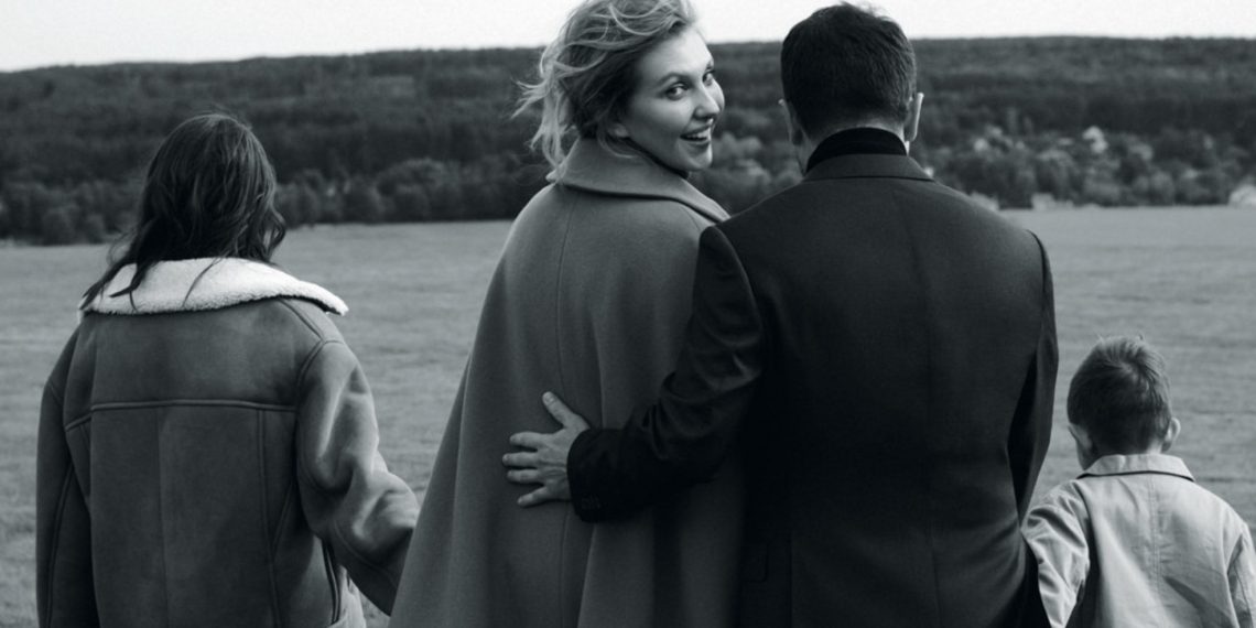 Володимир і Олена Зеленські з дітьми