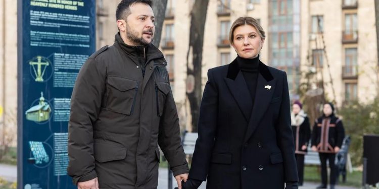 Володимир і Олена Зеленські