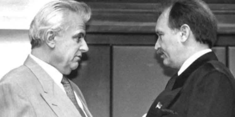 Леонід Кравчук і В'ячеслав Чорновіл