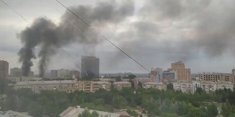 Пожежа у Донецьку
