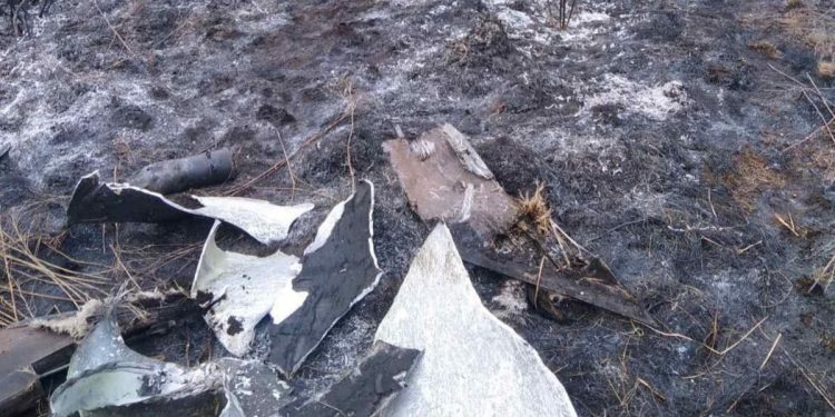 Уламки ракети