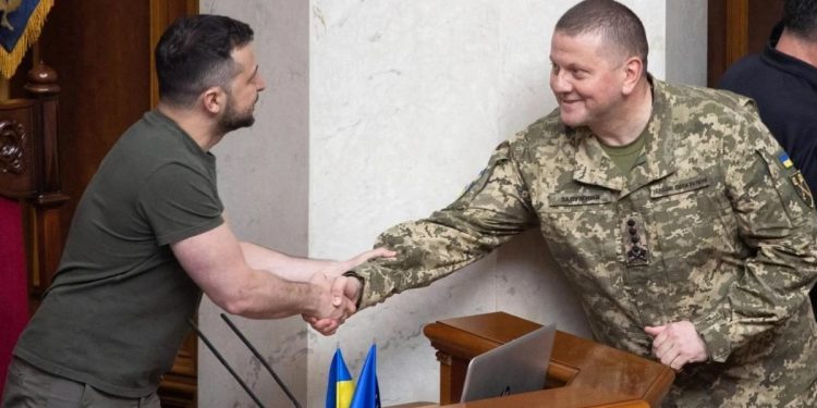 Володимир Зеленський і Валерій Залужний