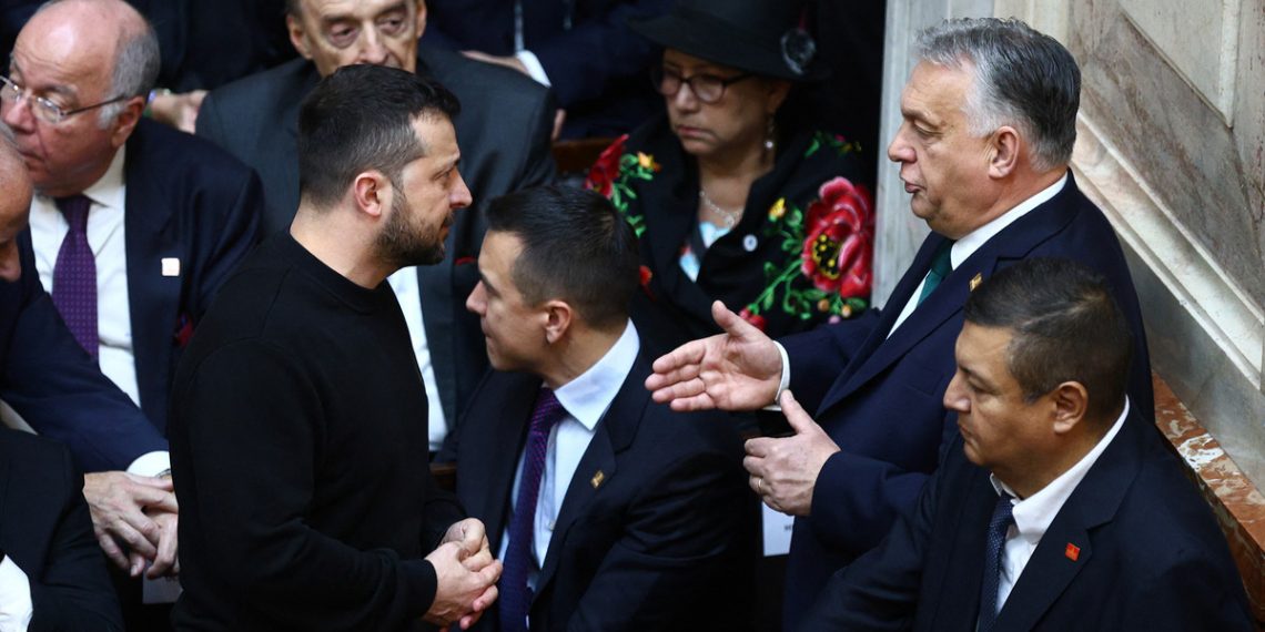 Володимир Зеленський і Віктор Орбан