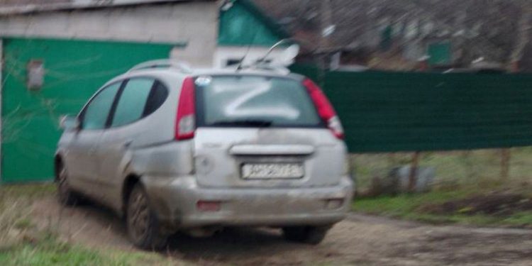 Авто окупанта.