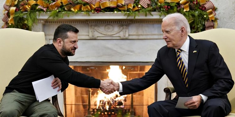 Володимир Зеленський і Джозеф Байден.