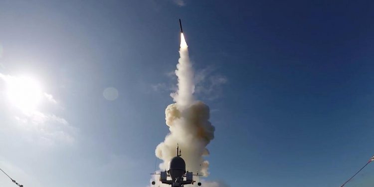 Запуск російської ракети