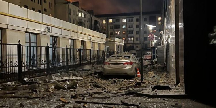 Удар по Донецьку 31 грудня