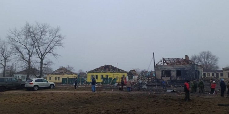 Падіння авіаційного снаряду ЗС РФ у Воронезькій області