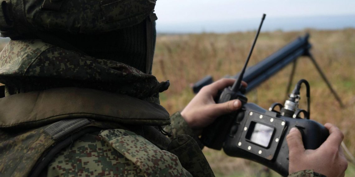 Окупант запускає БПЛА