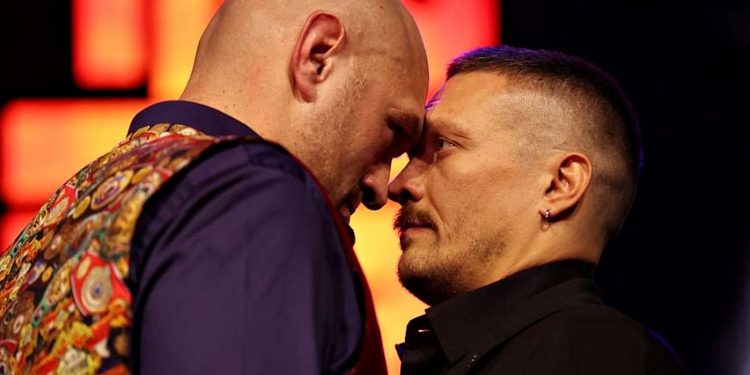 Тайсон Ф'юрі та Олександр Усик.
