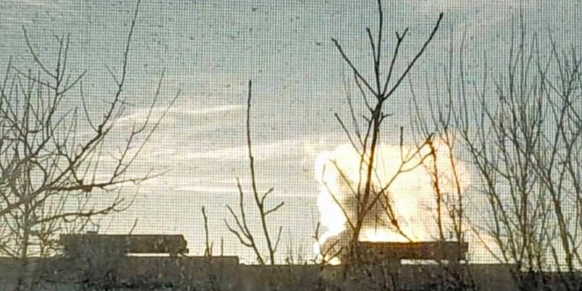 Вибухи в Бердянську.