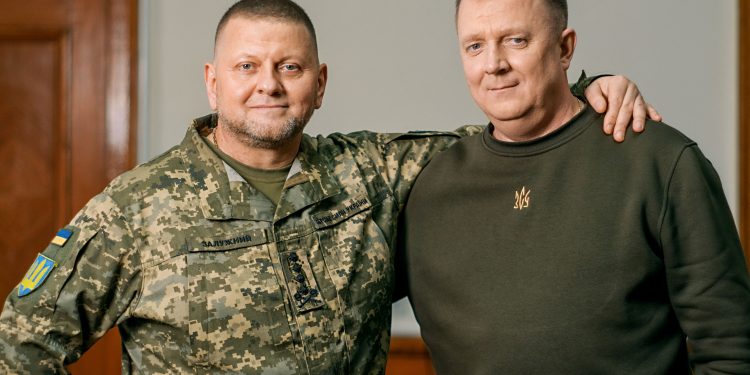 Валерій Залужний і Сергій Шаптала