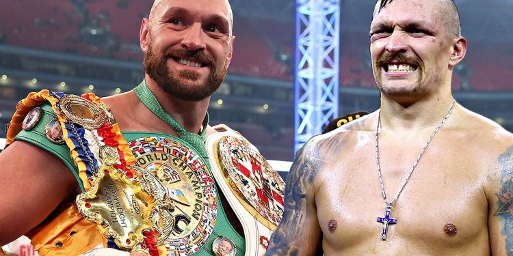 Тайсон Ф'юрі та Олександр Усик.