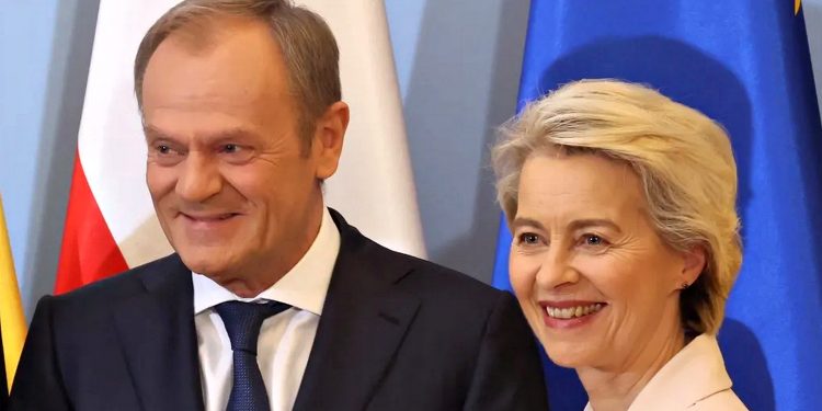Дональд Туск і Урсула фон дер Ляєн.