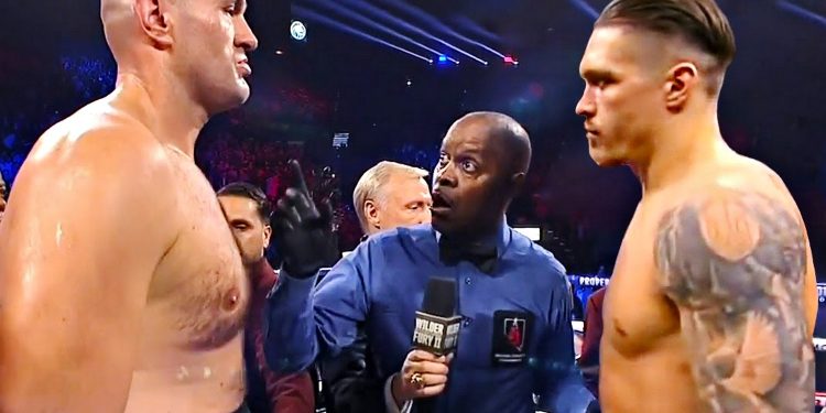 Тайсон Ф'юрі та Олександр Усик.