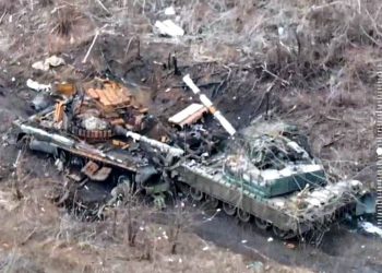 Розбиті танки РФ.