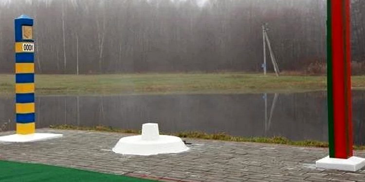 Кордон України та Білорусі.