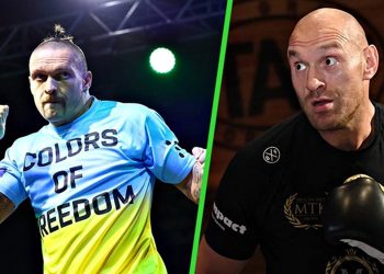 Олександр Усик та Тайсон Ф'юрі.