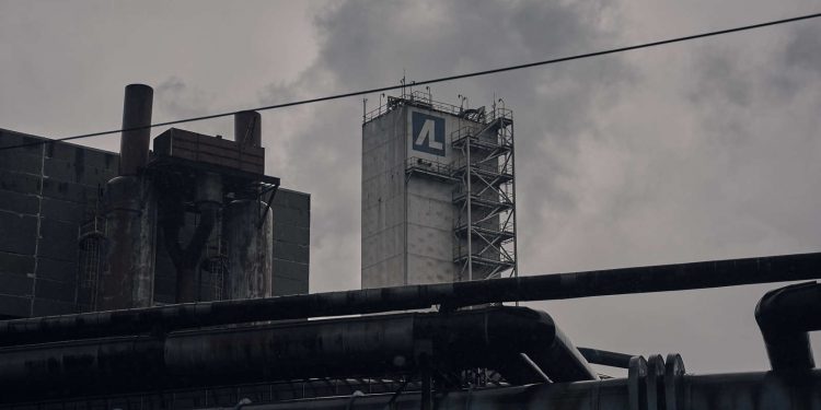 Завод "Сєвєрсталь" у Вологодській області РФ