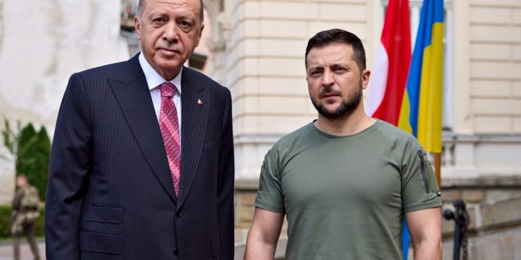 Реджеп Ердоган і Володимир Зеленський.