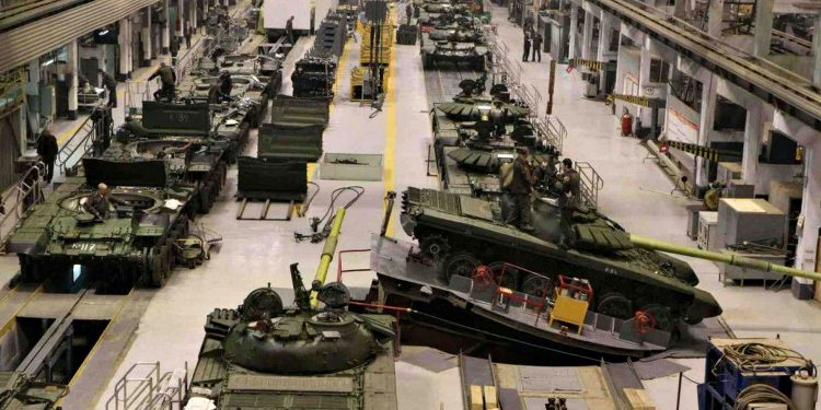 Виробництво танків у РФ.