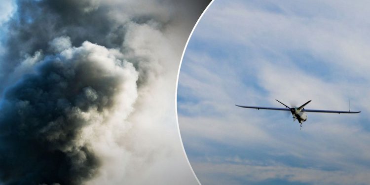 Атака БПЛА.