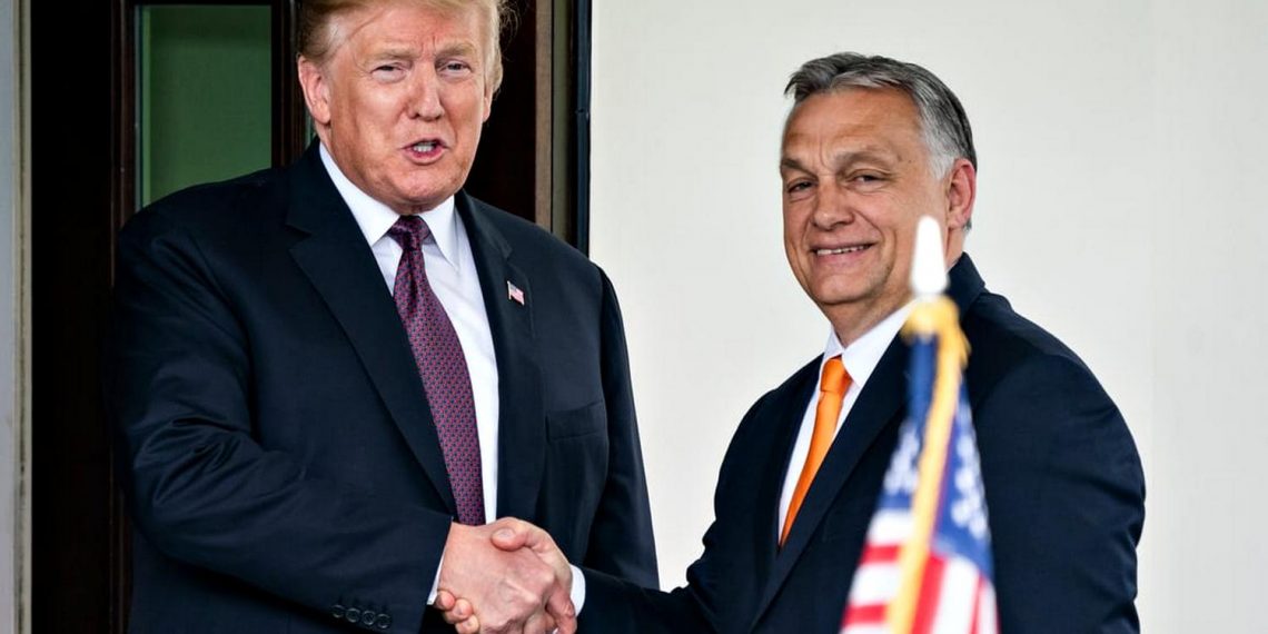 Дональд Трамп і Віктор Орбан.