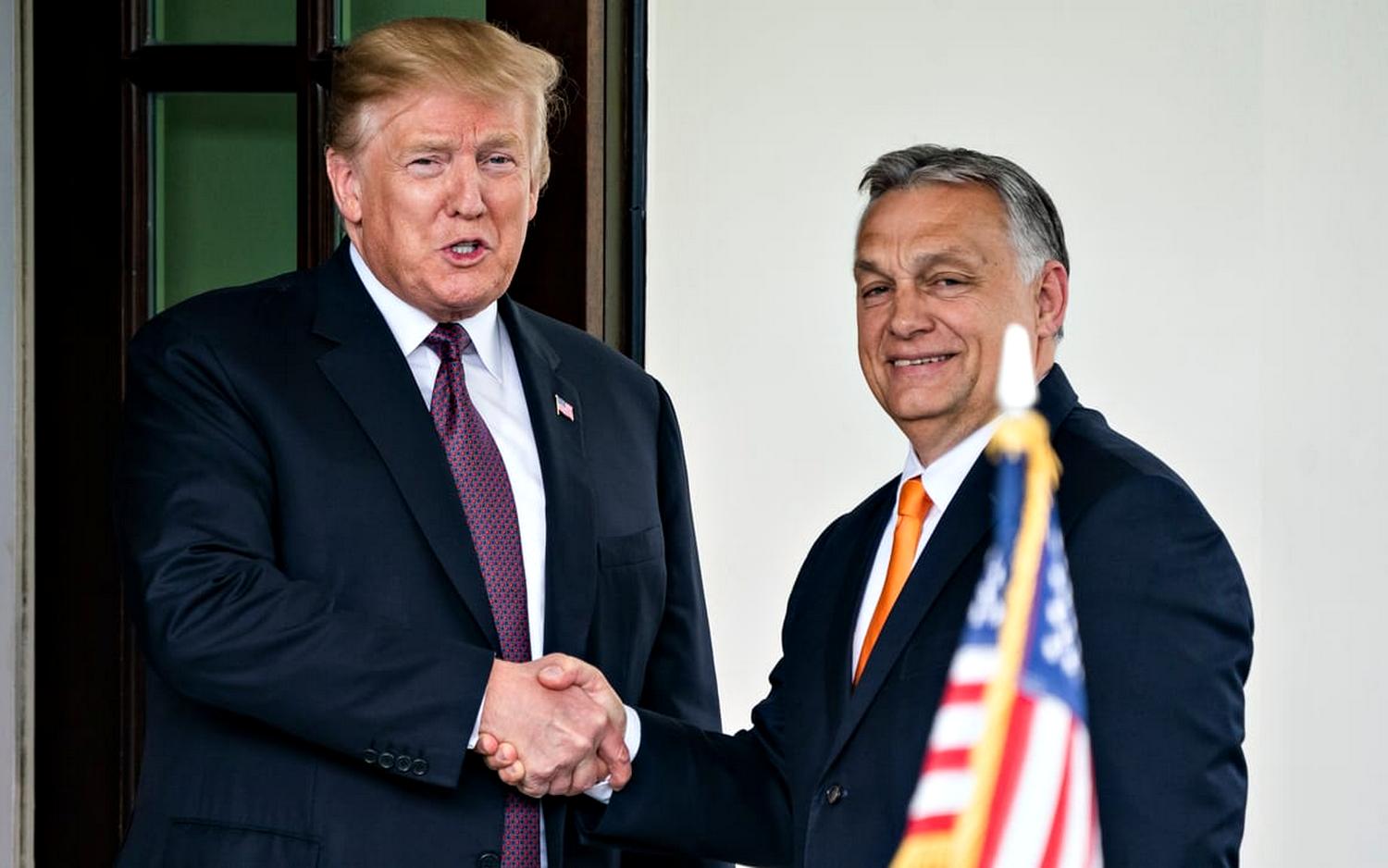 Дональд Трамп і Віктор Орбан.