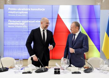 Денис Шмигаль та Дональд Туск.