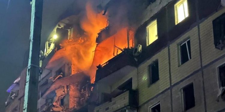 Удар по Кривому Рогу.