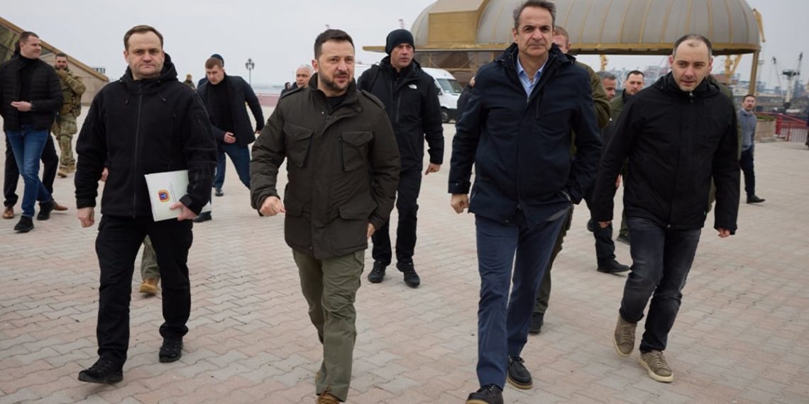 Володимир Зеленський та Кіріакос Міцотакіс