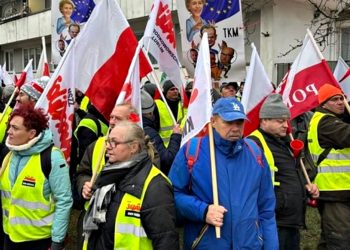 Протестувальники-поляки.
