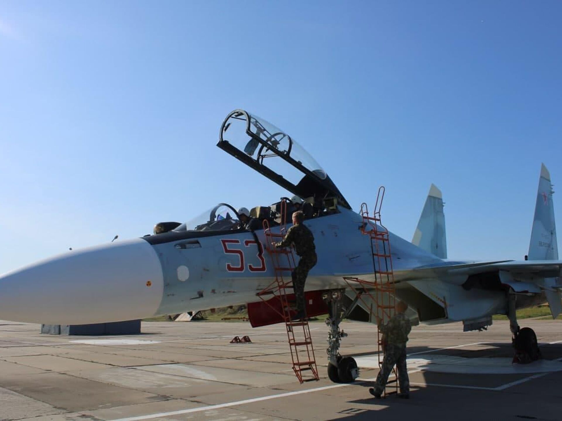 Винищувач Су-30СМ ЗС РФ