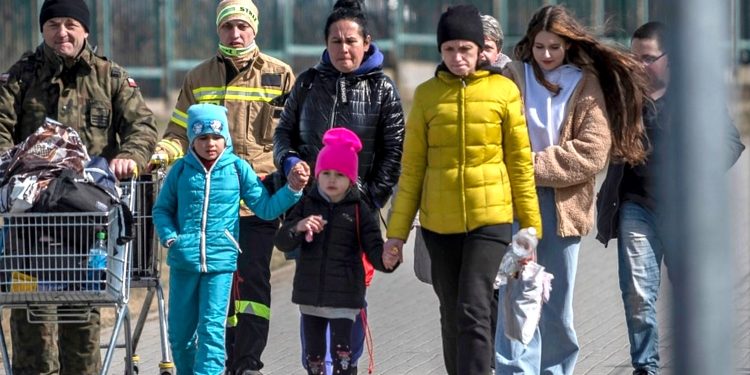 Біженці з України.
